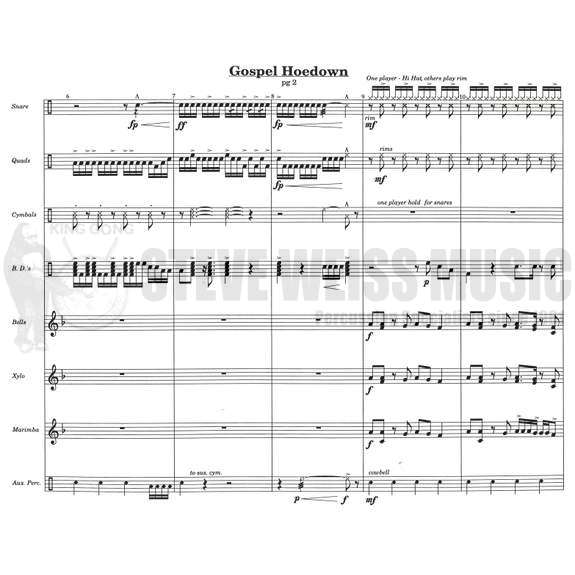 Brumley/Williams-Gospel Hoedown arr. Crockarell (SP)-B/X/ M/P