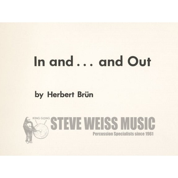 Brun-In and...and Out (P)-C/P-FL (PICC)/OB (EH)/CL (EbCL/BCL/PH/