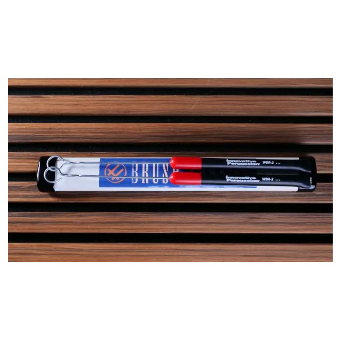 Brush tube with innovative percussion brushes closed