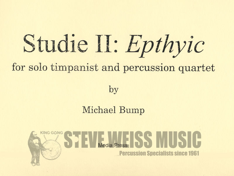 Bump-Studie No. 2: Epthyic (SP)-5T/B/2V/C/Cro/4M/P/PN OS