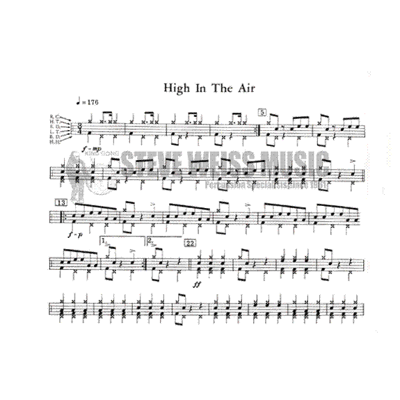Burns/Feldstein-Drum Set Music