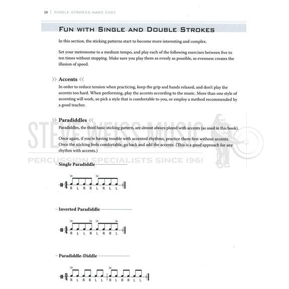 Burns-Single Strokes Made Easy