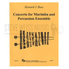 Buss-Concerto for Marimba & Percussion Ensemble (SP)-Solo  M/B/V/C/X/4T/P