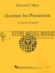 Buss, Howard-Overture for Percussion-V/C/X/2M/4T/P-SP