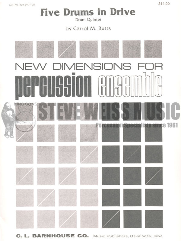 Butts-Five Drums in Drive-P/2T
