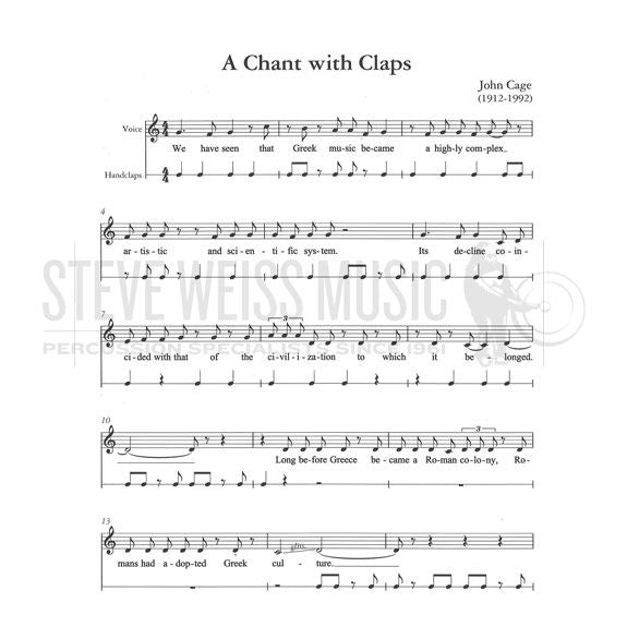 Cage-Chant with Claps, A-Handclaps/VX