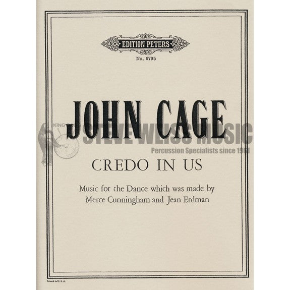 Cage-Credo in Us (S)