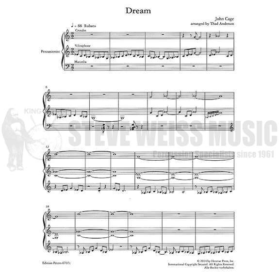 Cage-Dream arr. Anderson-V/Cro./M