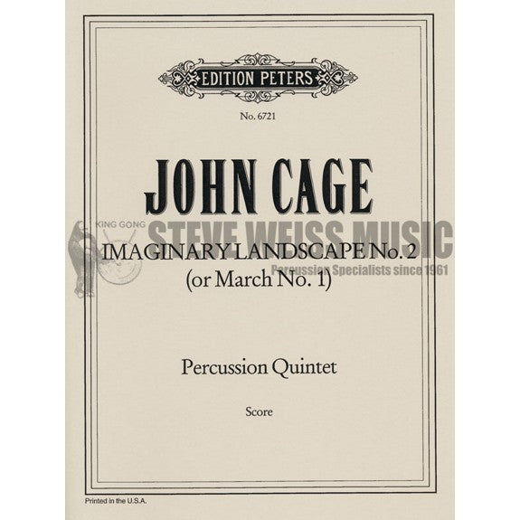Cage-Imaginary Landscape #2 (S)