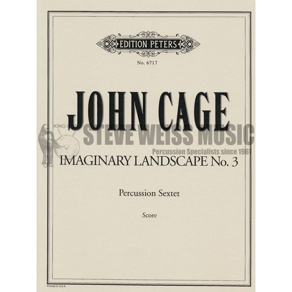 Cage-Imaginary Landscape #3 (S)