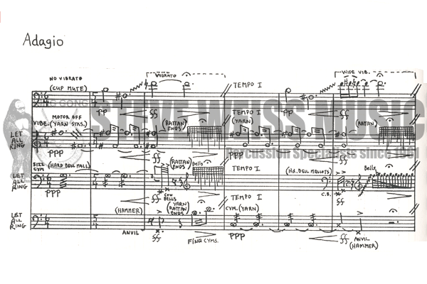 Cahn-Sonata for Trombone and Percussion (Score & Parts) OS