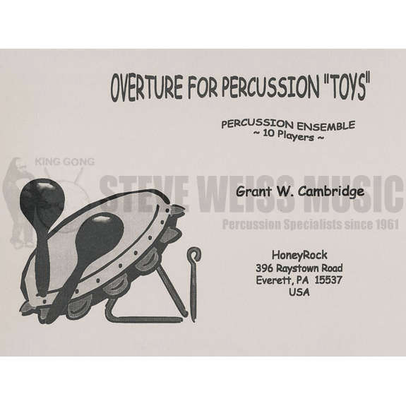Cambridge-Overture for Percussion "Toys" (SP)-P