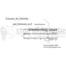 Cangelosi-Concerto for Marimba and Orchestra No. 2 (SP)- M/PN Red.