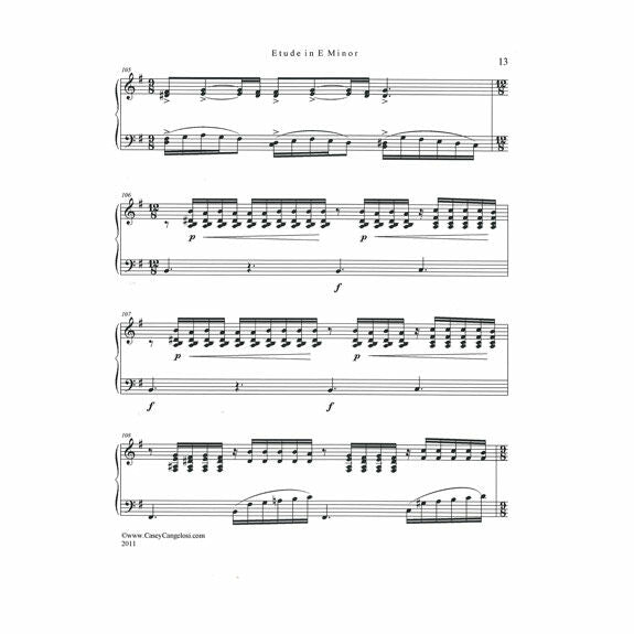 Cangelosi-Etude in E Minor-M