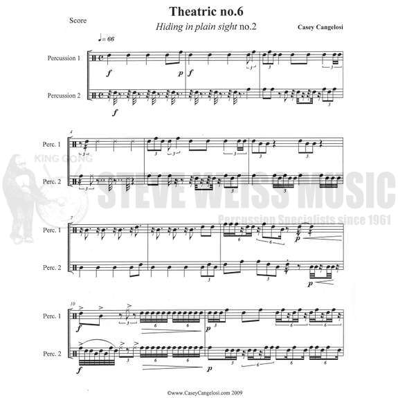 Cangelosi-Theatric No. 6 "Hiding In Plain Sight No. 2" (SP)-P