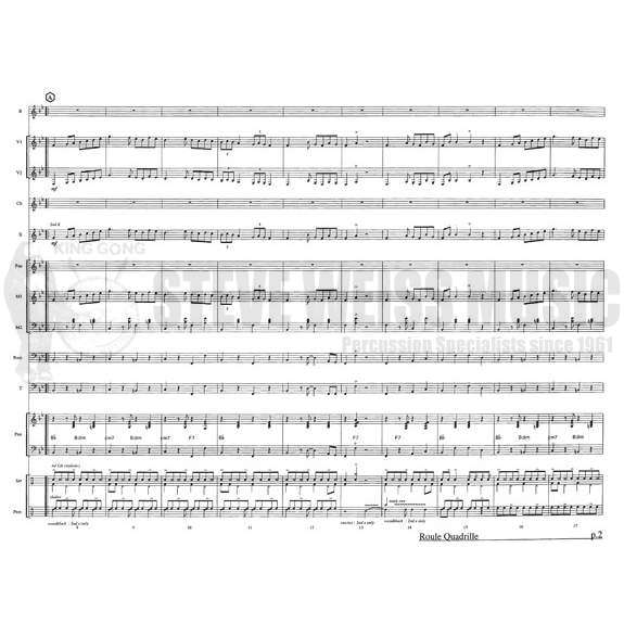 Canonge, Mario-Roule Quadrille arr. Schietroma-B/2V/C/X/2M/4T/DS