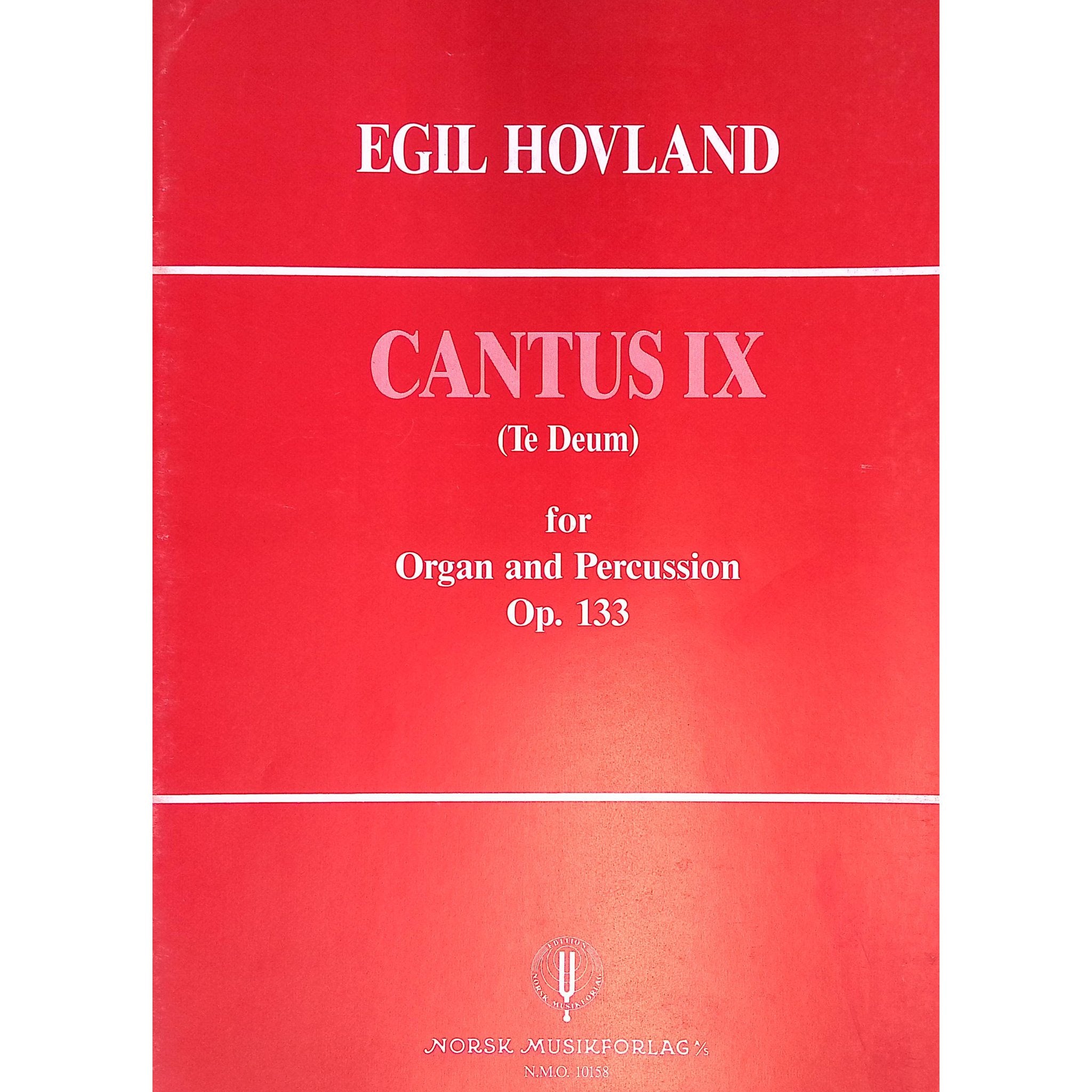 Cantus ix by Egil Hovland