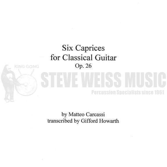 Carcassi-Six Caprices Op. 26-M