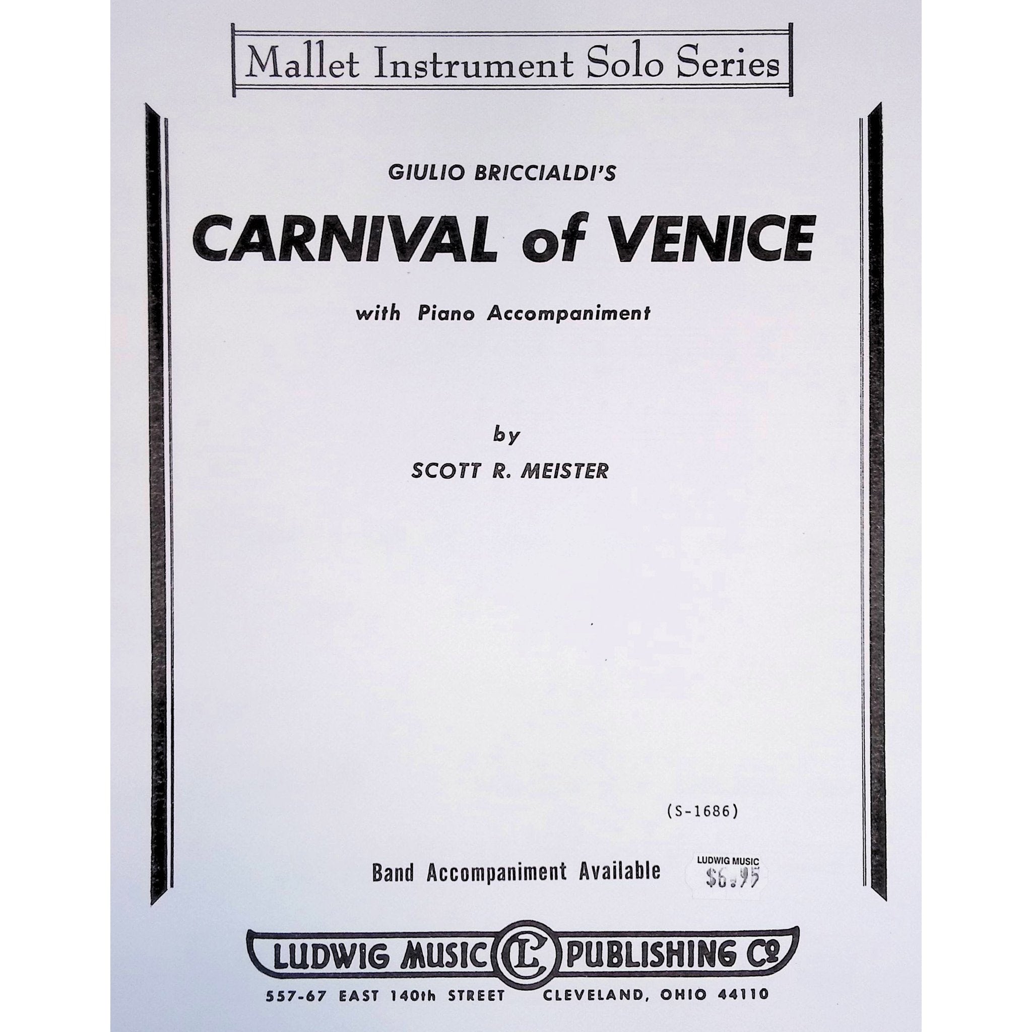 Carnival of Venice Giulio Briccialdi Piano arranged by Scott Meister