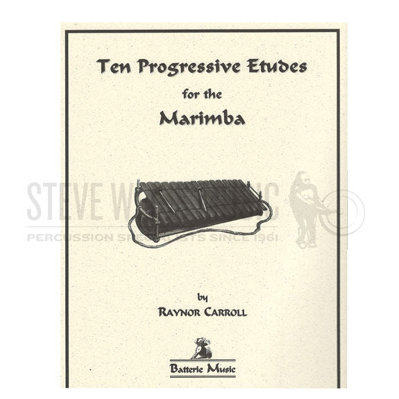 Carroll-Ten Progressive Etudes for the Marimba