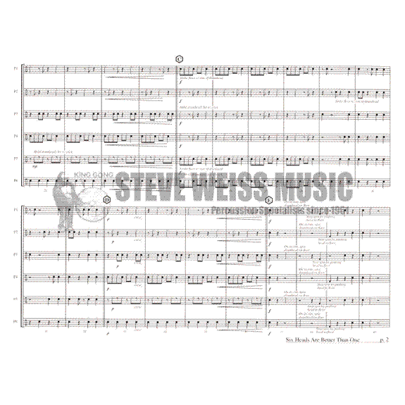 Cavaliere-Six Heads Are Better Than One (SP)-Drumheads