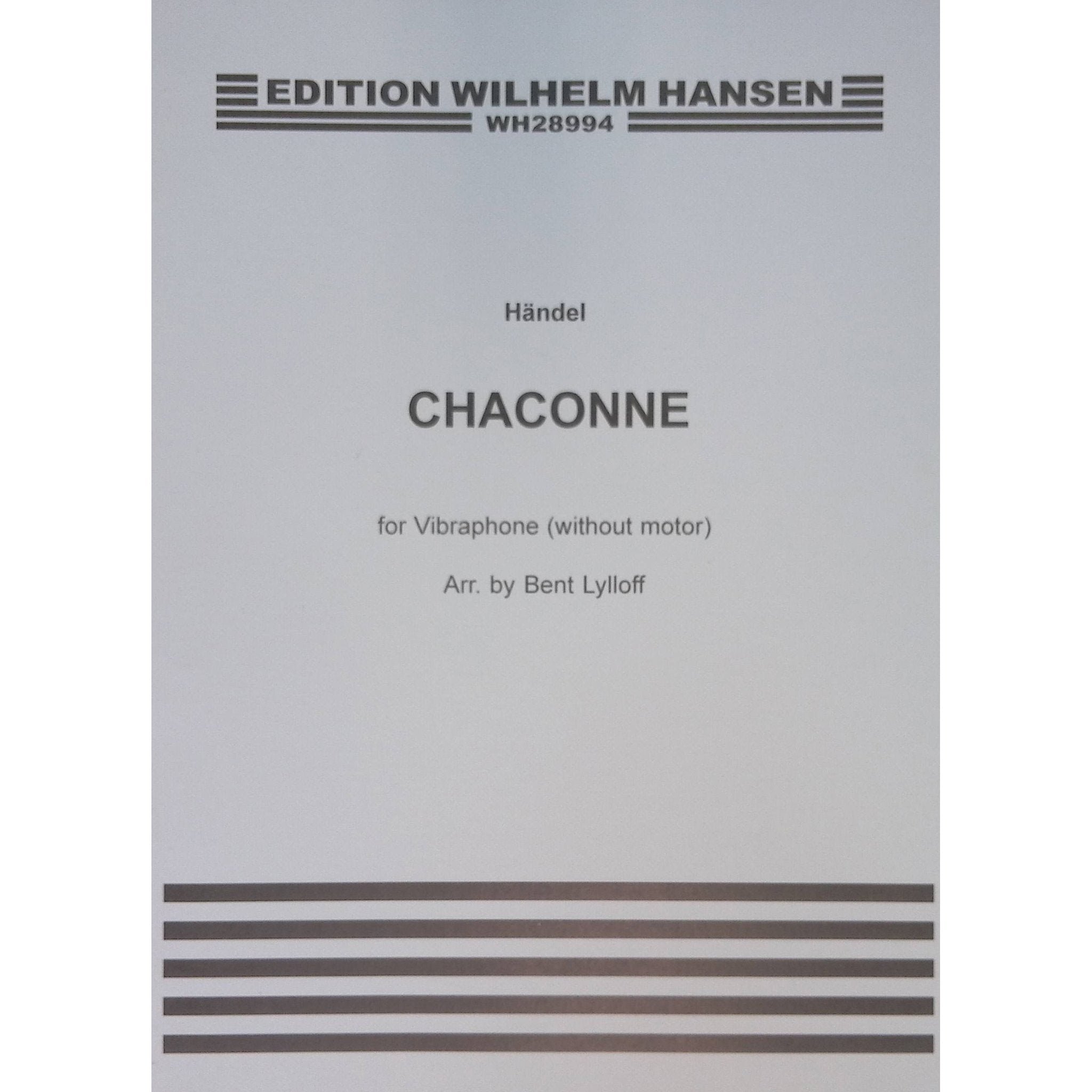 Chaconne by George Frideric Handel arranged by Brent Lylloff