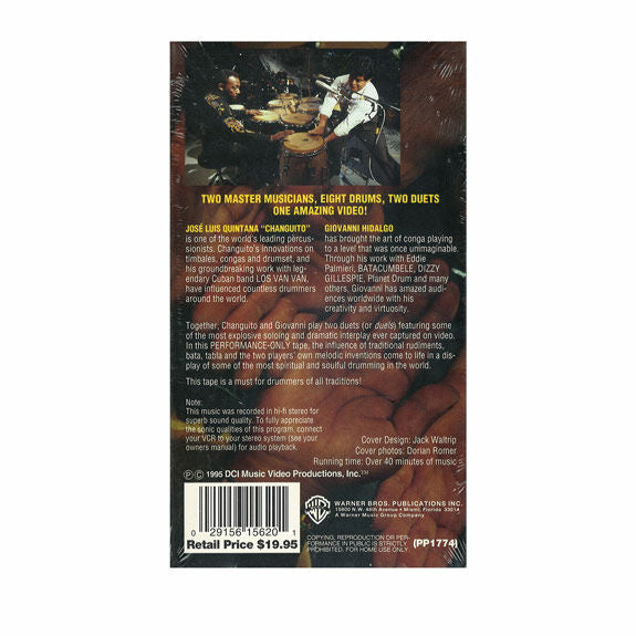 Changuito/Giovanni-Conga Masters Duets (VHS)
