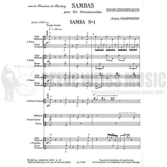 Charpentier-Sambas (No. 1)(SP)