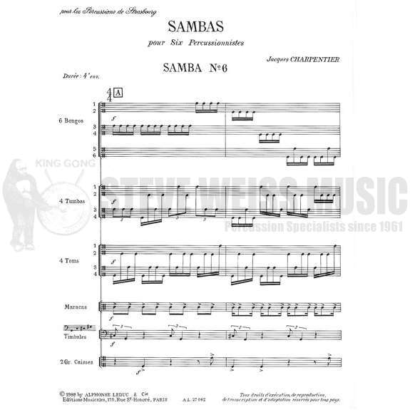 Charpentier-Sambas (No. 6)(SP)