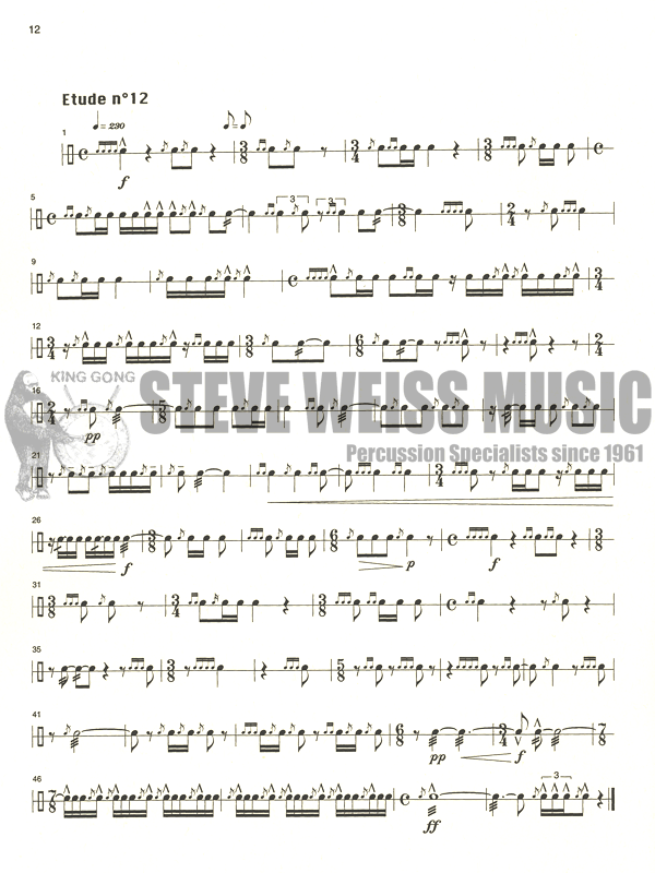 Chauviere-17 Etudes for Snare Drum