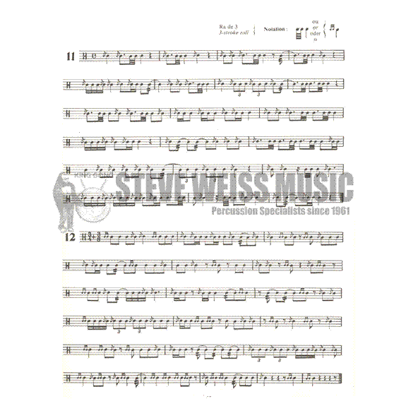 Chauviere-27 Easy Studies for Snare Drum