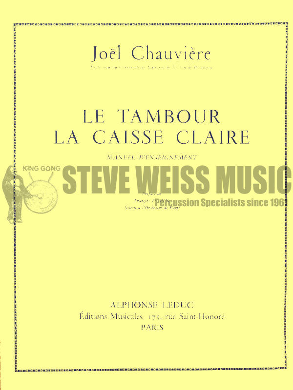Chauviere-Tambour la Caisse Claire