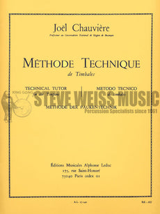 Chauviere-Technical Tutor for the Timpani