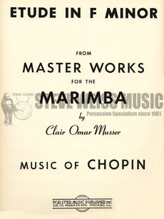 Chopin-Etude in f Minor-Musser