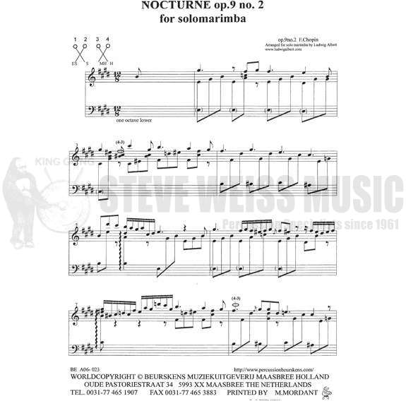 Chopin-Nocturne op. 9 #2 arr. Albert-M
