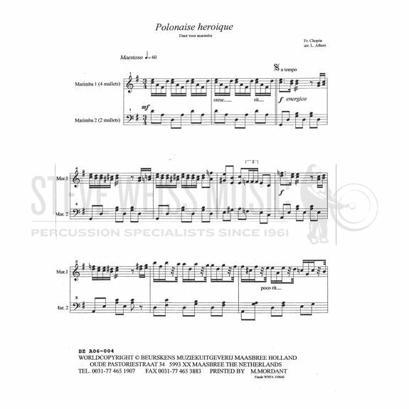 Chopin-Polonaise Heroique arr. Albert-M