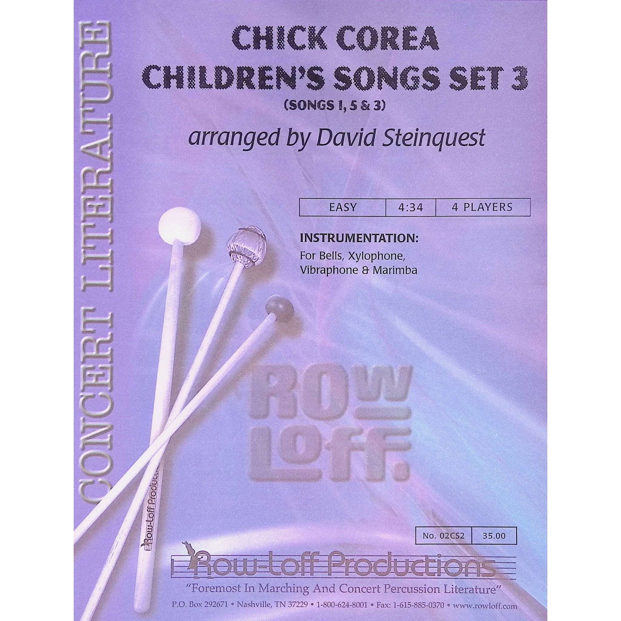 Chrildrens Songs Set 3 by Chick Corea