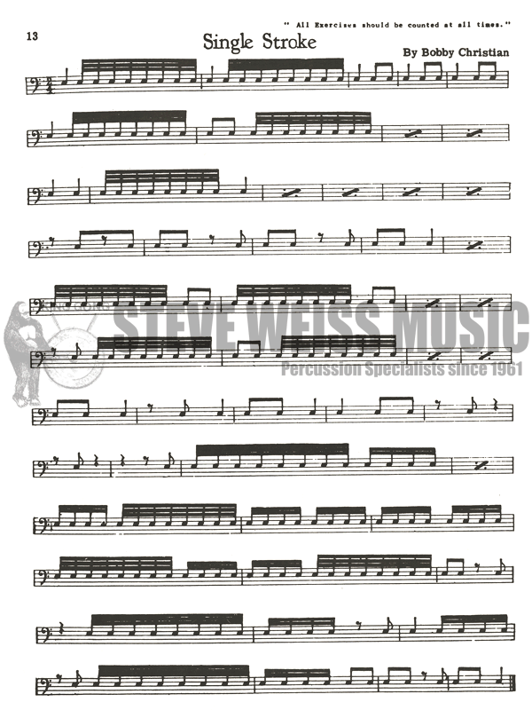 Christian-Bk 1 Modern Drum Studies