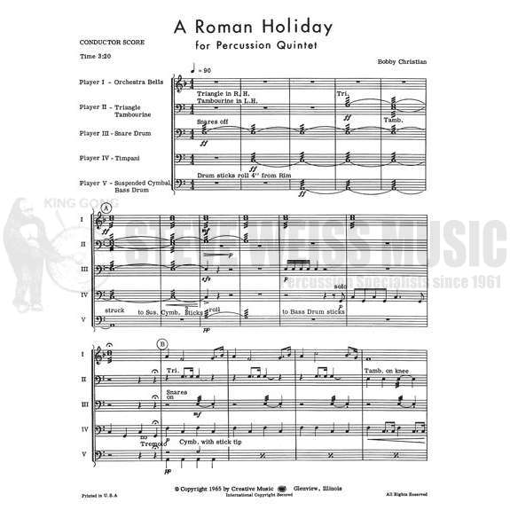 Christian-Roman Holiday(SP)