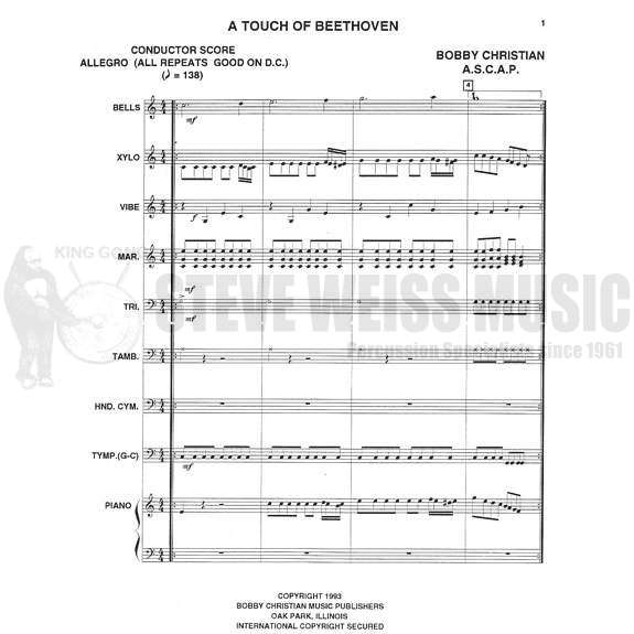 Christian-Touch of Beethoven, A(SP)-B/X/M/3T/P/PN