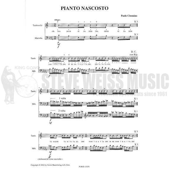 Cimmino-Pianto Nascosto (Tamb. version) (SP)-M/Tamburello