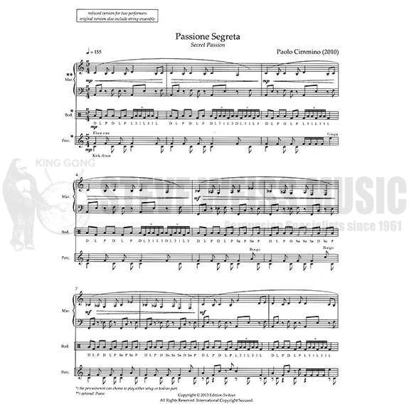 Cimmino-Secret Passion-M/P