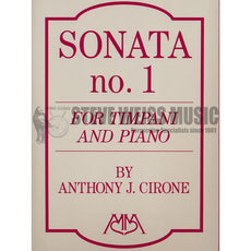 Cirone-Sonata #1 for Timpani and Piano (SP)-4T/P