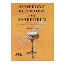 Cirone-Symphonic Repertoire for Snare Drum