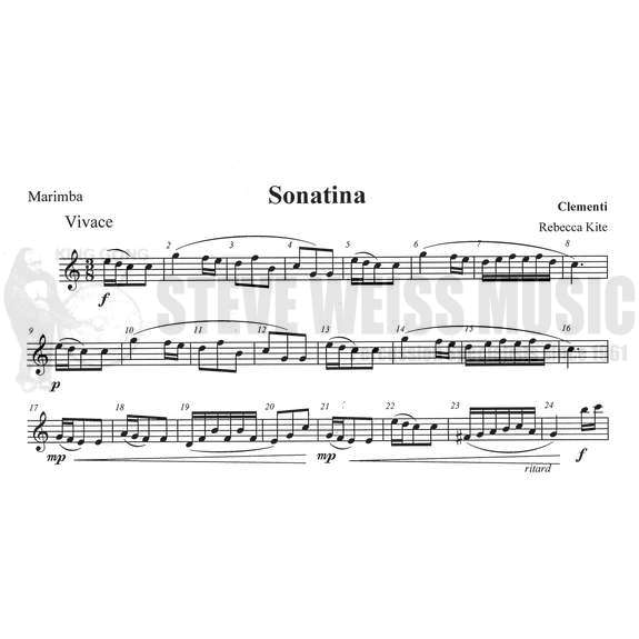 Clementi-Sonatina arr. Kite-Mall. inst.