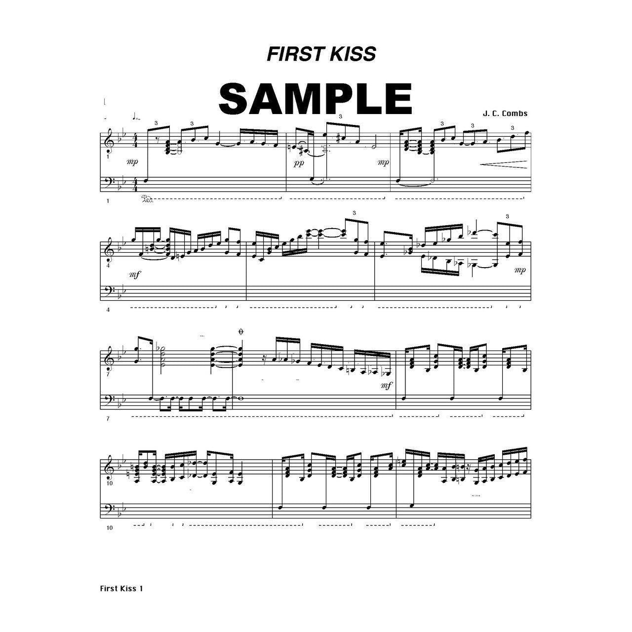 combs three pieces for solo vibraphone movement 2 sample