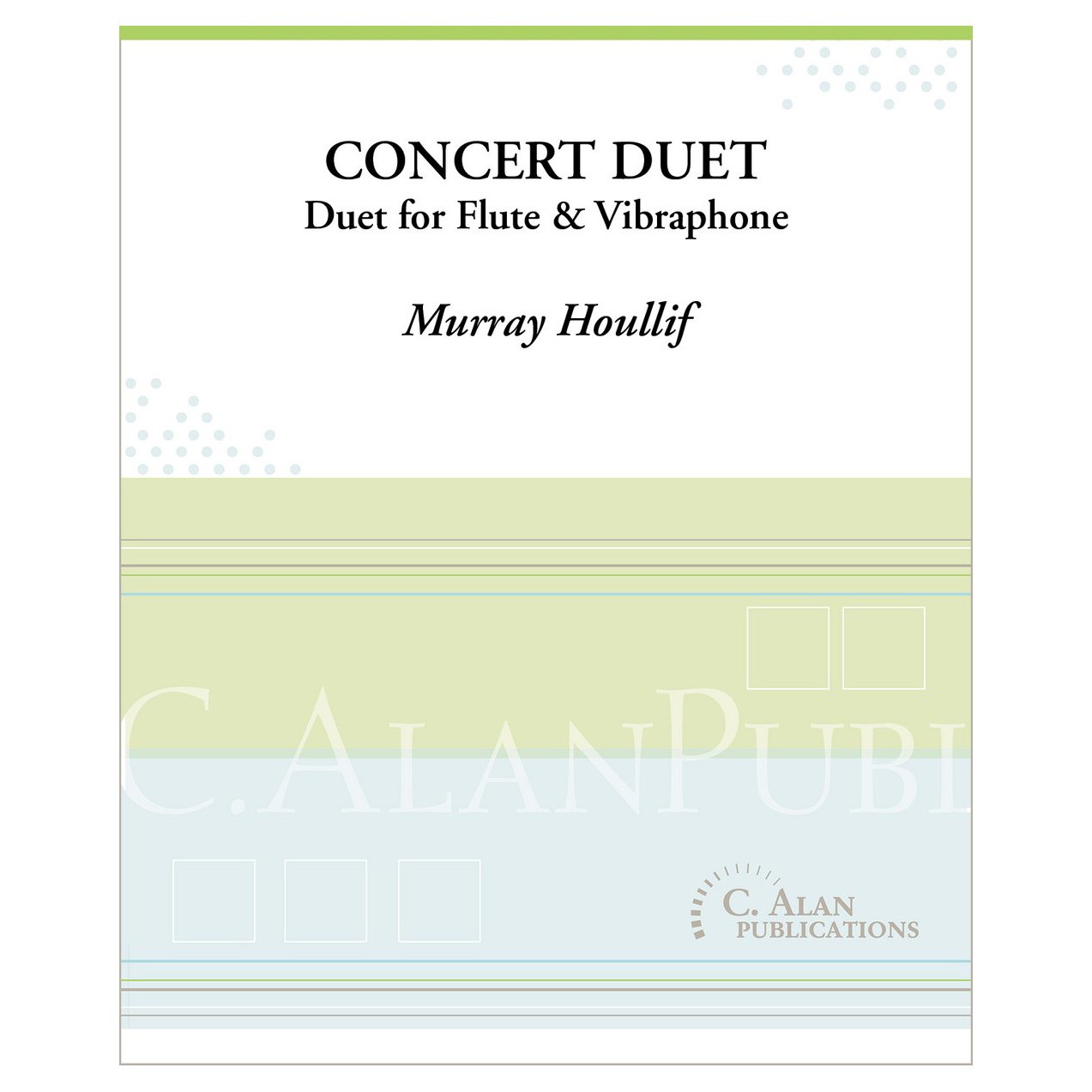 concert duet for flute and vibraphone by murray houllif cover page