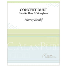 concert duet for flute and vibraphone by murray houllif cover page