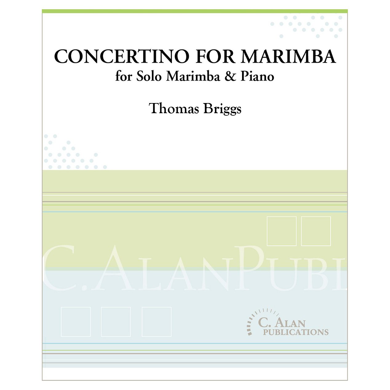 Concertino for Marimba and Wind Ensemble Thomas Briggs Piano Reduction