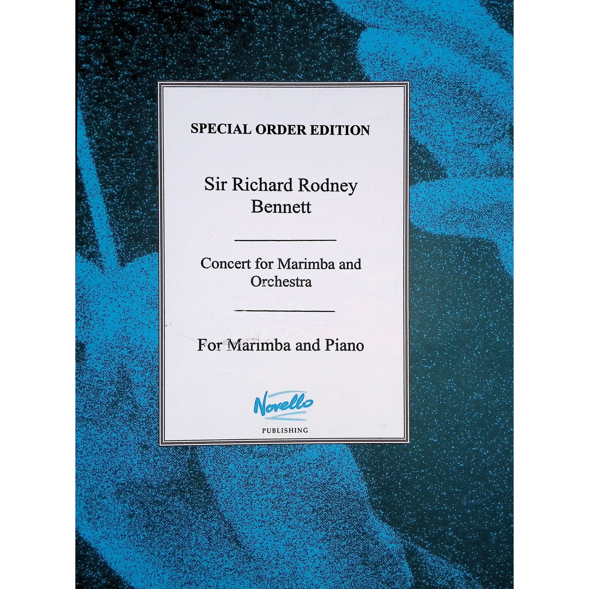 Concerto for Marimba by Sir Richard Rodney Bennett